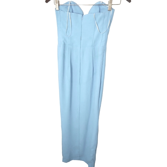 Amanda Uprichard dress formal strapless baby blue size 6 - Picture 7 of 10